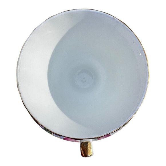 Duchess Fine Bone China Floral Teacup & Saucer Set Gold Trim Made In England Vtg - Picture 6 of 14